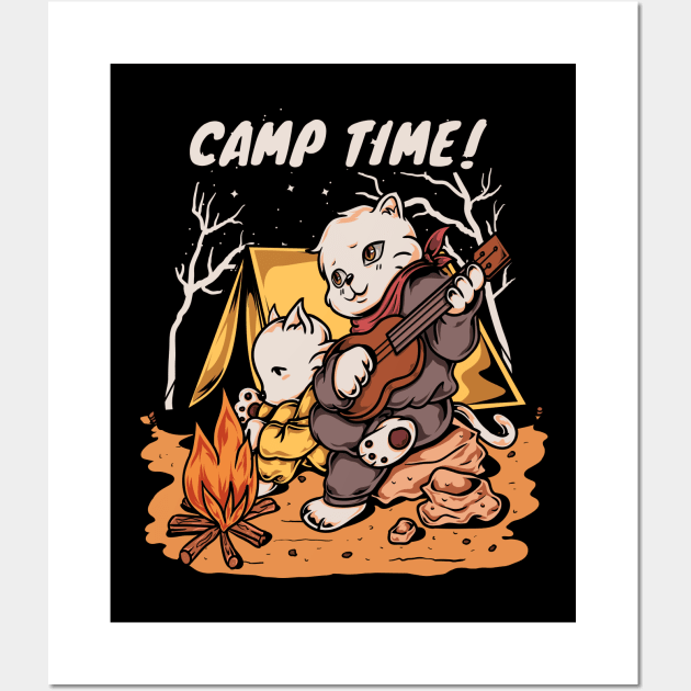 Camp Time Wall Art by unygara